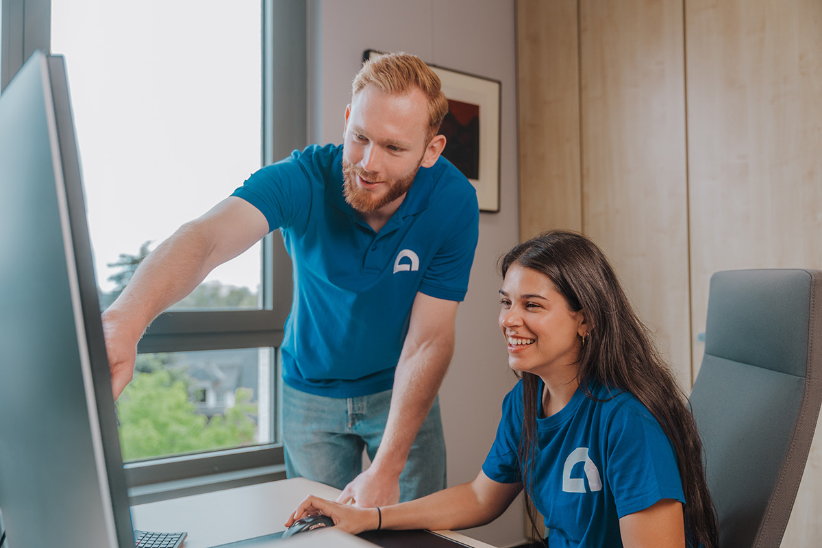 Durch die Ausbildung begleitet Dich unser Ausbildungsbeauftragter Felix.