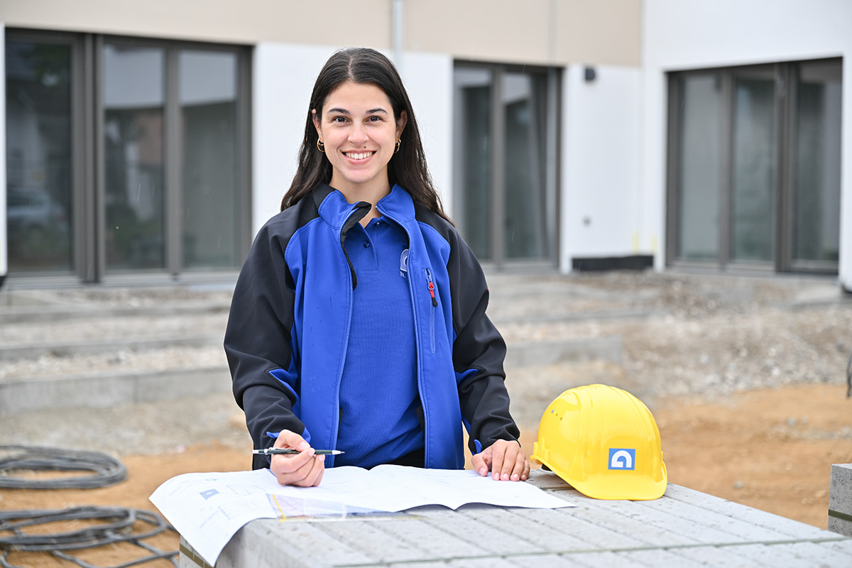 Bei uns lernen sie aber auch die Baustellen kennen, die sie mitgestalten.