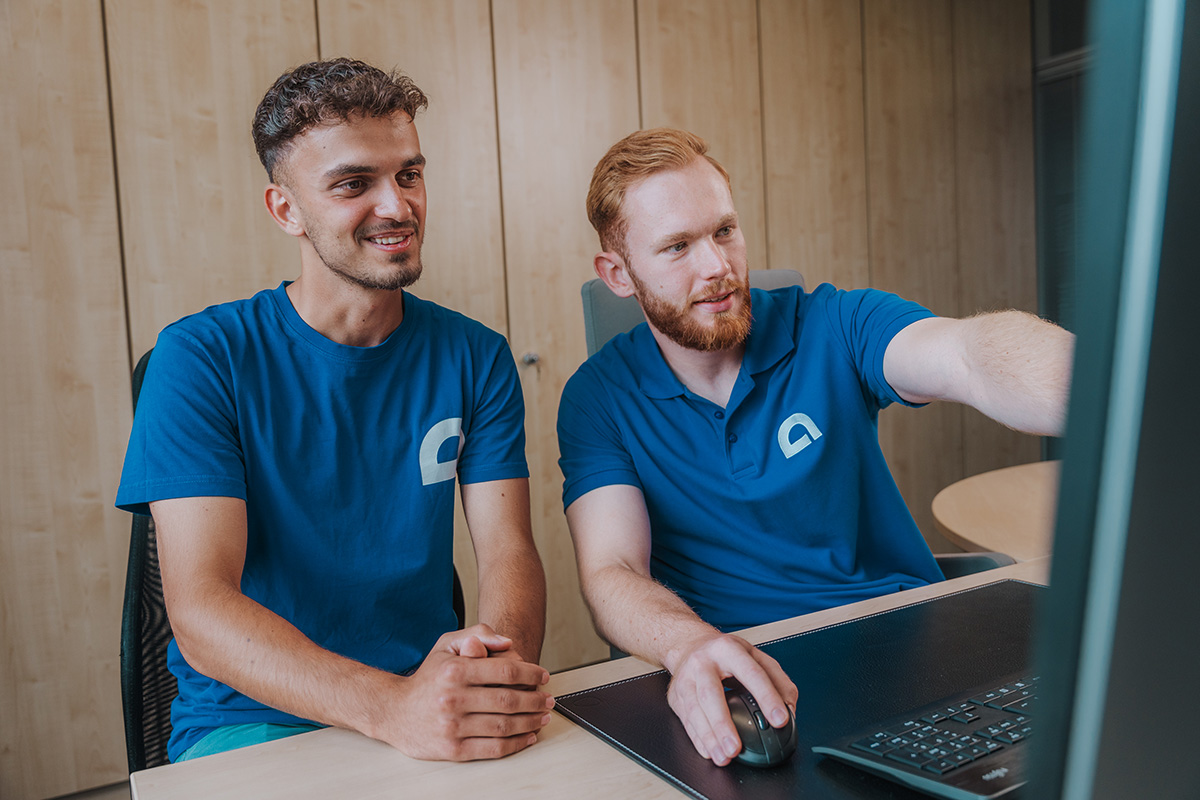 Unser Ausbildungsbeauftragter Felix begleitet Dich durch Deine gesamte Ausbildungszeit.